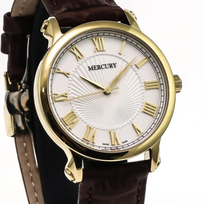 MERCURY – Swiss Watch – ME385-GL-1 Quartz 36 mm ME385 50m (5 ATM, 169 ft)
