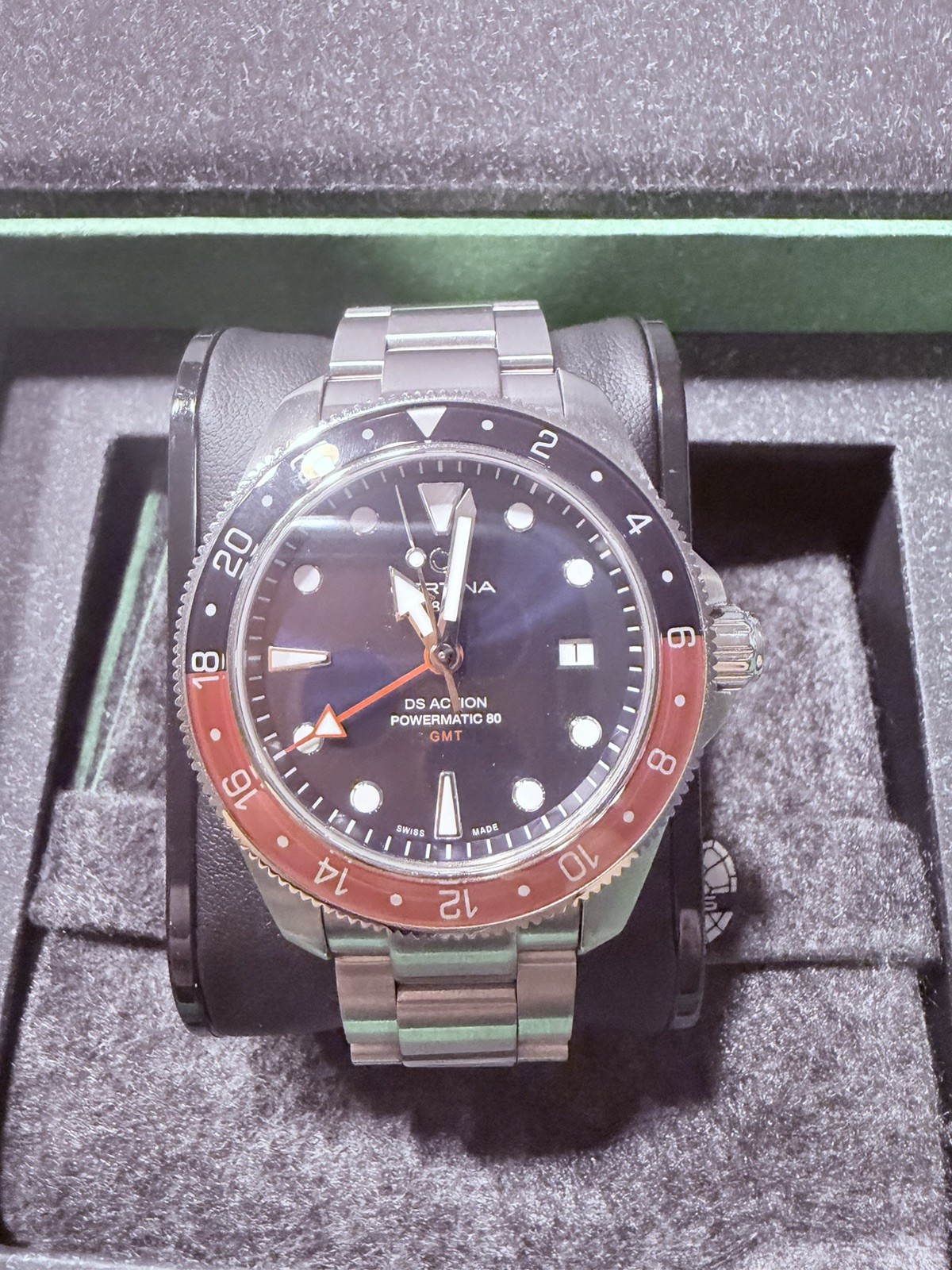 Certina DS Action GMT Powermatic 80 Men’s Watch 41mm Blue-Red C0329291104100