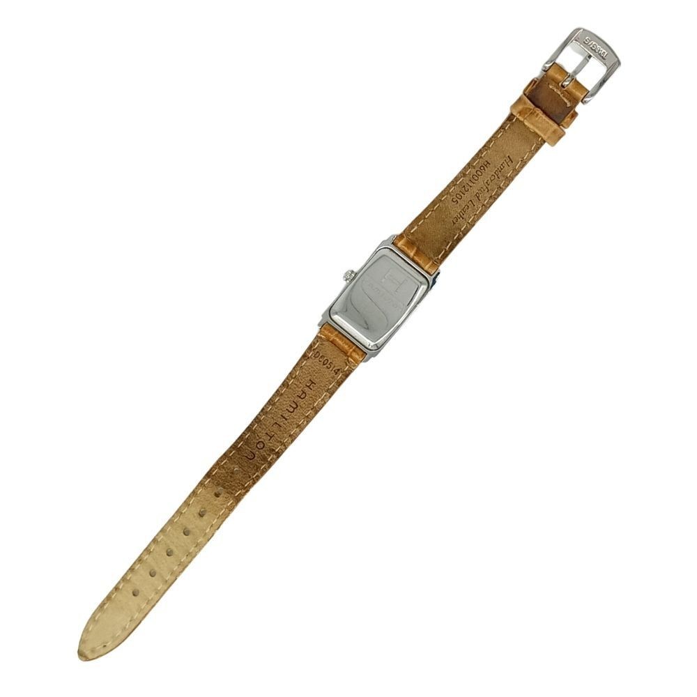 Hamilton Ardmore H112110 Tank Square White Dial Small Sec Quartz Ladies Watch JP