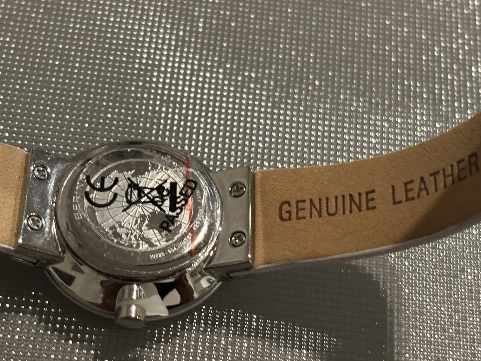 Ultra Slim Watch by Bering – Ceramic Bezel-Sapphire Glass-Swarovski Crystals NEW