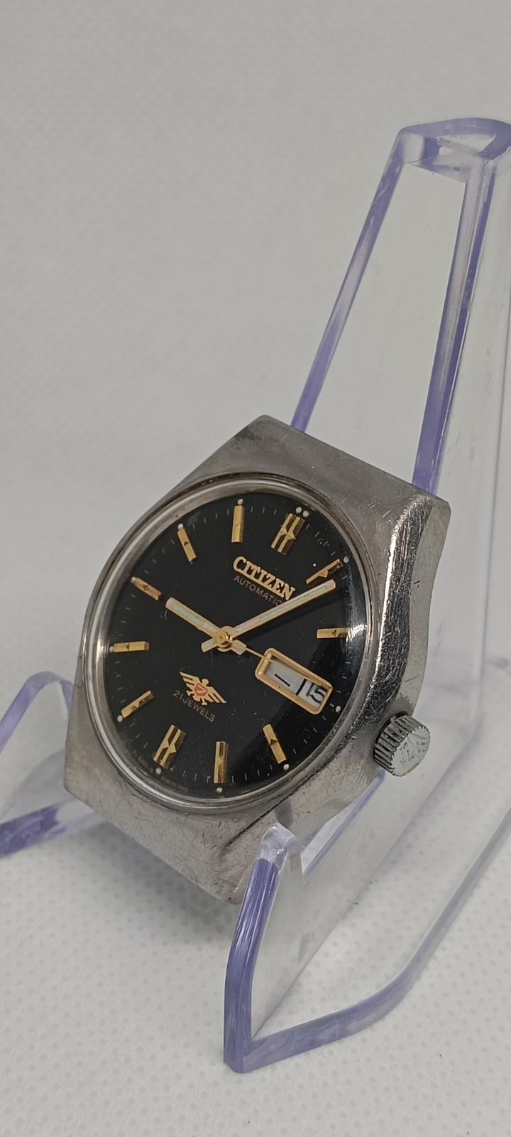 Vintage Citizen Automatic 21 Jewels Day Date Japan Cal. 8200A Men’s Watch Runnin