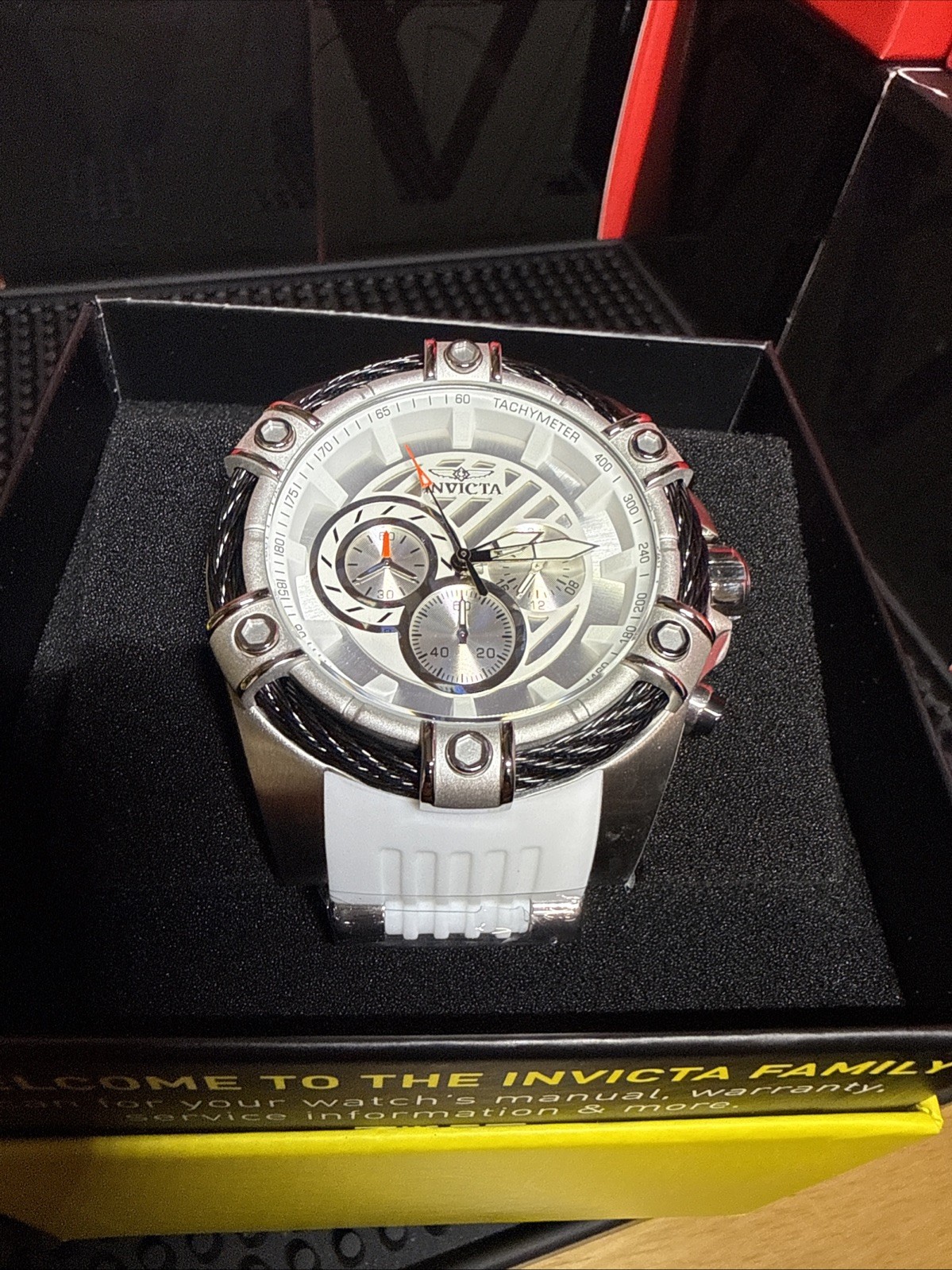 Invicta Bolt Girdex 52mm White Dial 50601