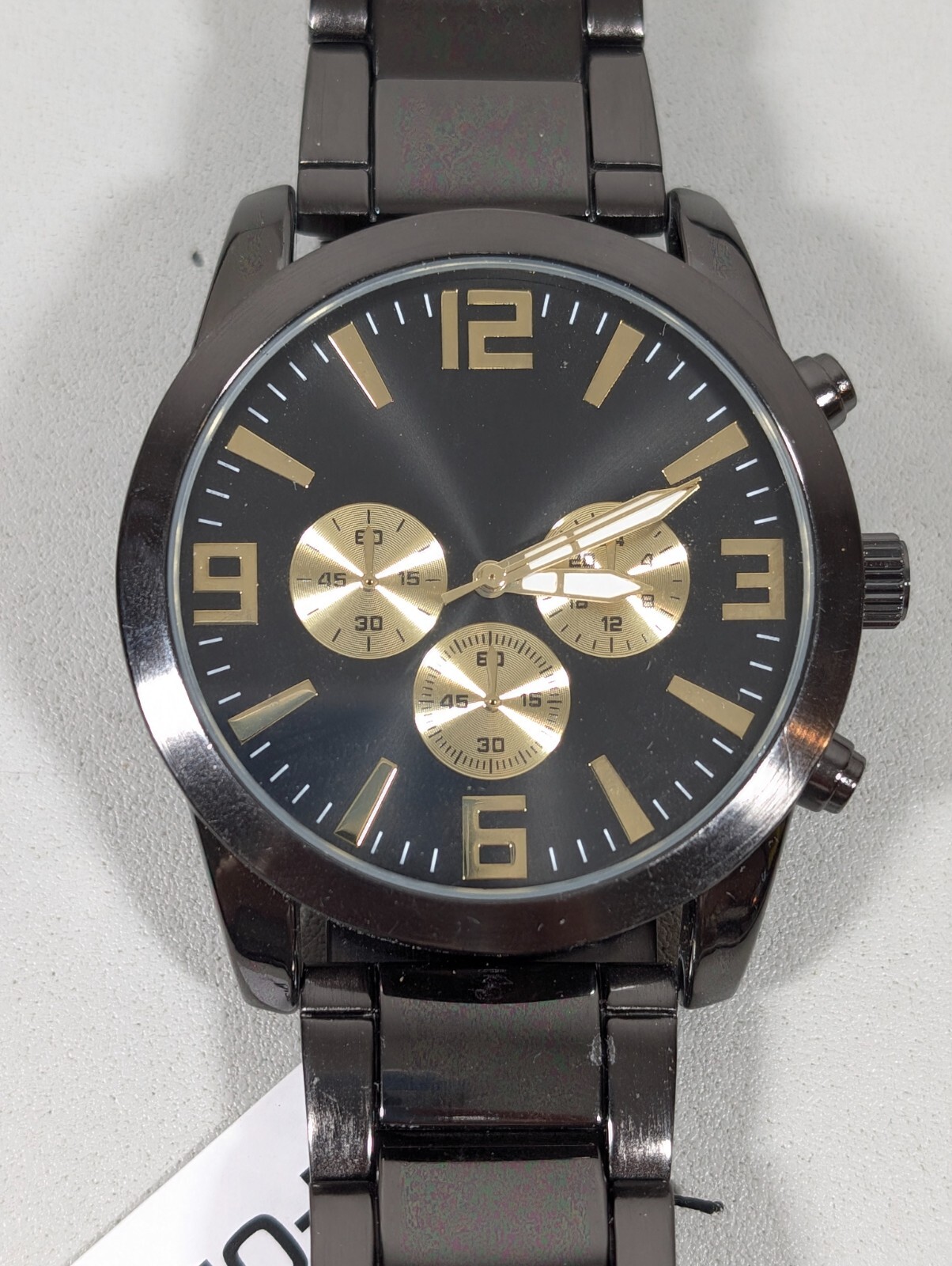 Folio Gunmetal Gray Black Large Dial 8.5 inch 45mm New Battery