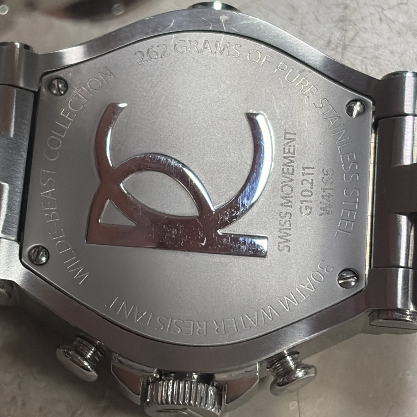 Renato Wilde Beast Collection Chronograph Watch W4166 – Yellow Carbon Fiber Dial