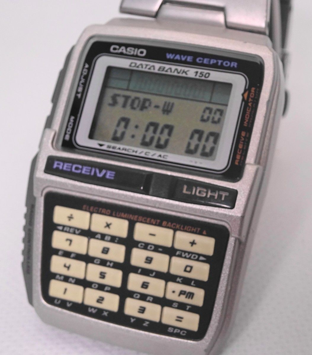 good condition Rare CASIO Data Bank DBC W151Q Y52 Digital Watch