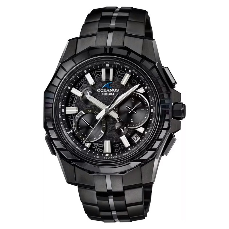 Casio Oceanus Manta 43mm Black Dial Men’s Watch OCWSG1000CN-1A