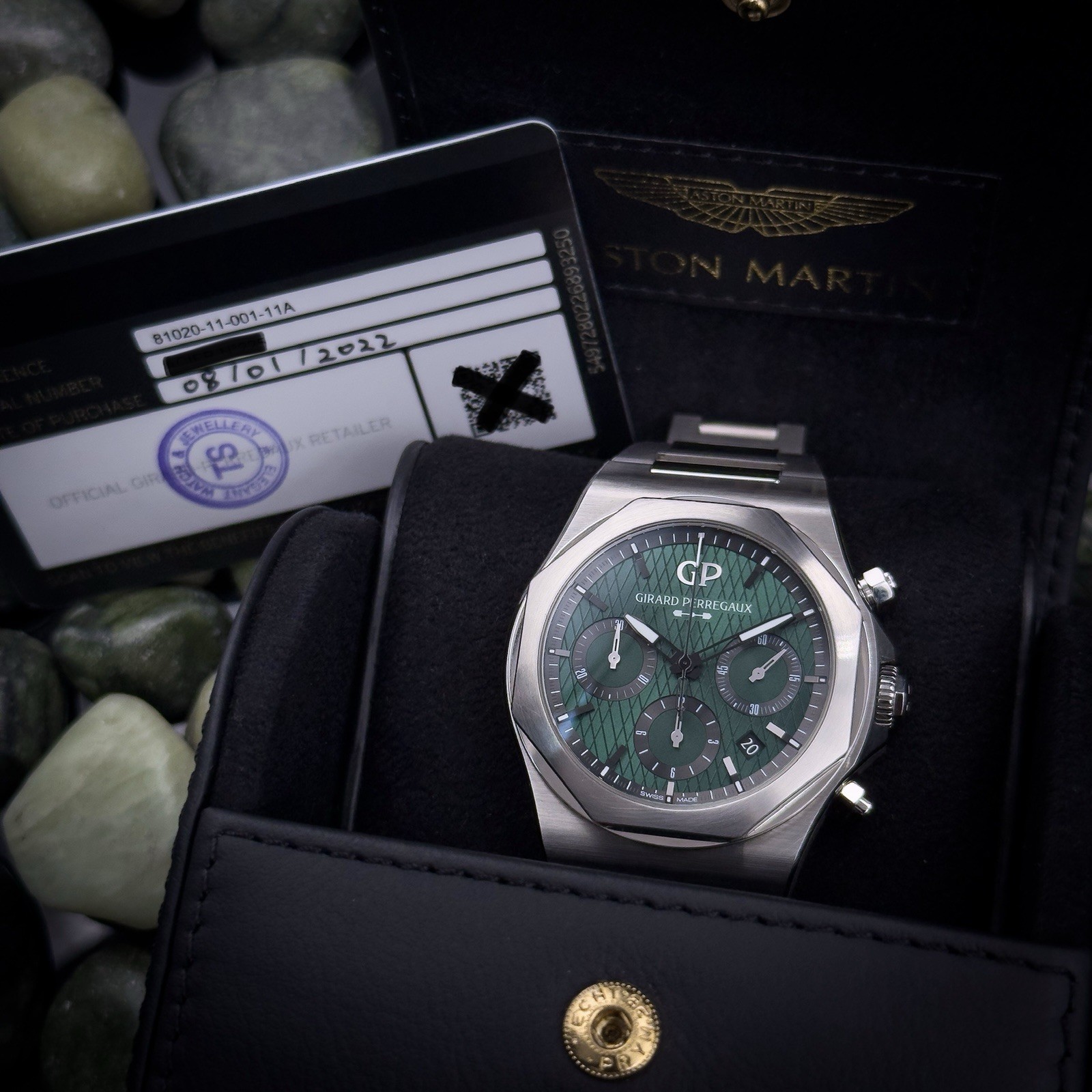 Girard Perregaux Lareato 1/188 Aston Martin Edtion Chronograph 81020-11-001-11A