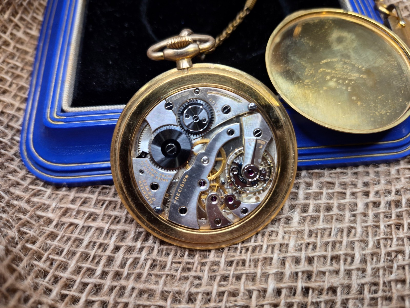Vintage Gruen Pocket Watch and Knife