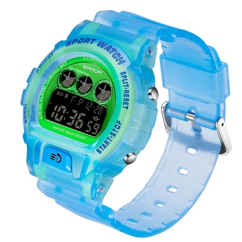 Analog Digital Led Watch WaterProof