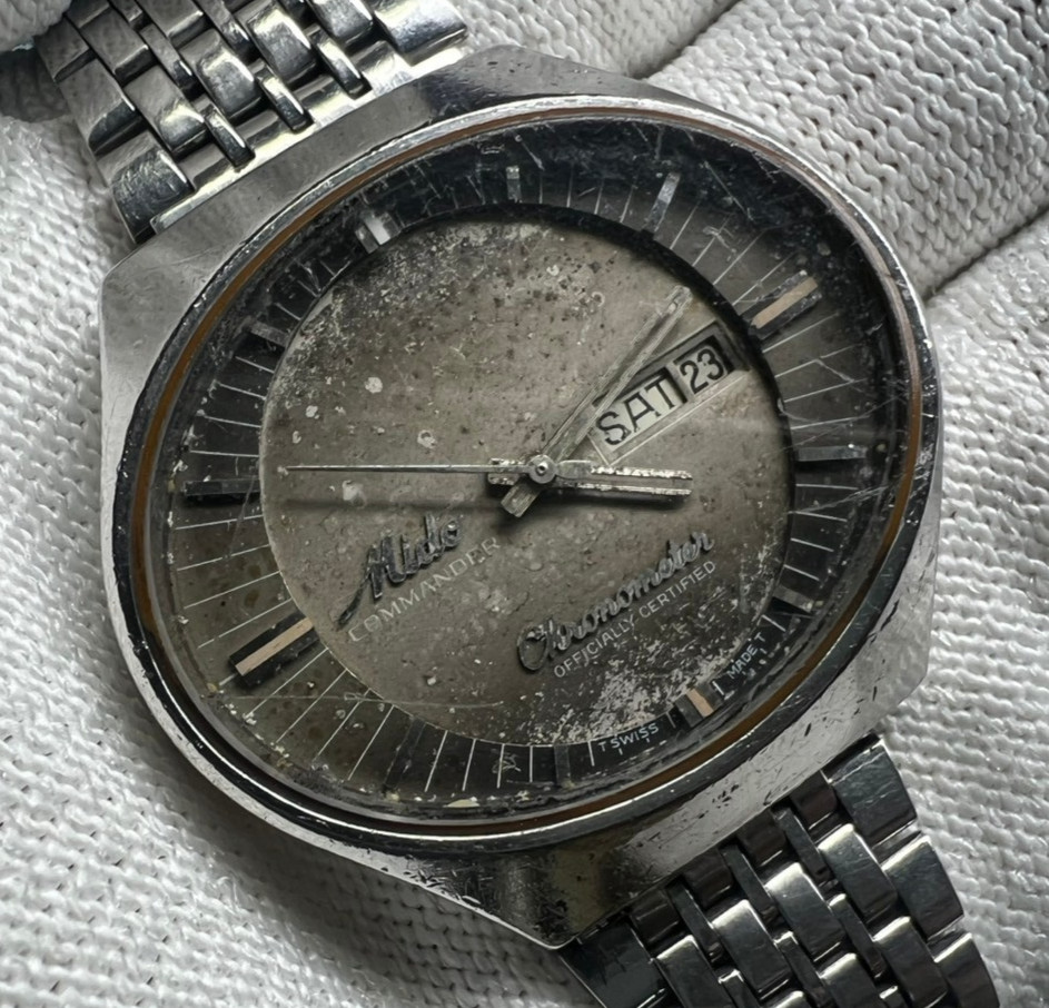 3. Mido chronometer commander 40 mm cal 2789 running