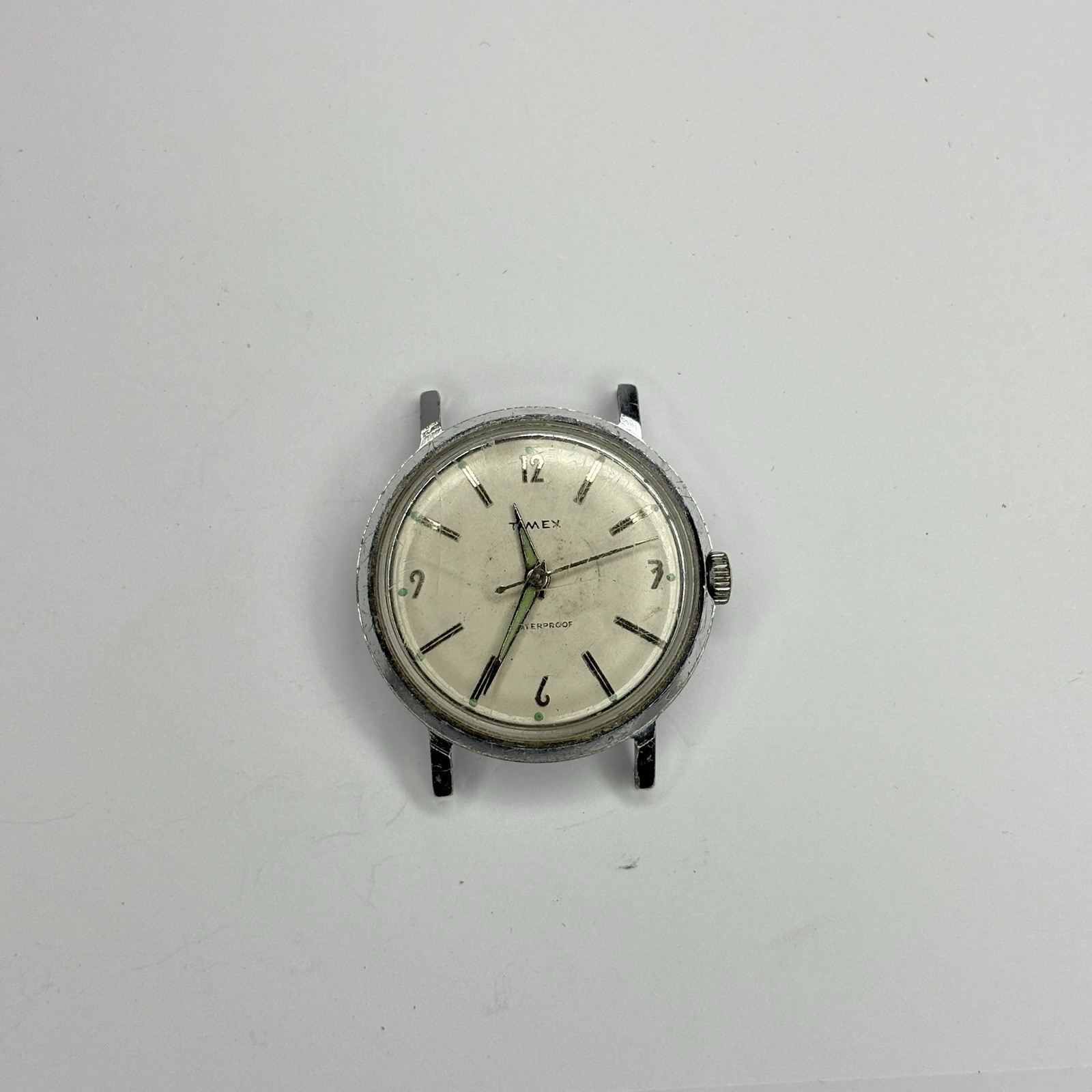 Vintage Timex Aluminum Viscount Manual Wind Men’s Watch RUNNING