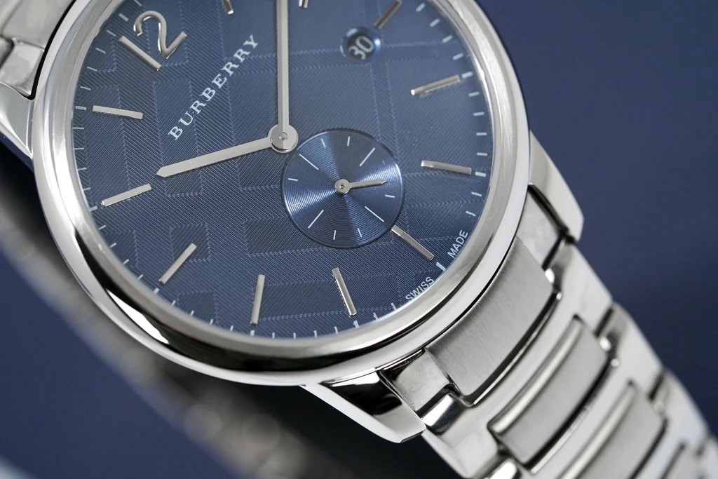 Burberry Men’s Watch The Classic Collection Stainless Steel Blue Dial