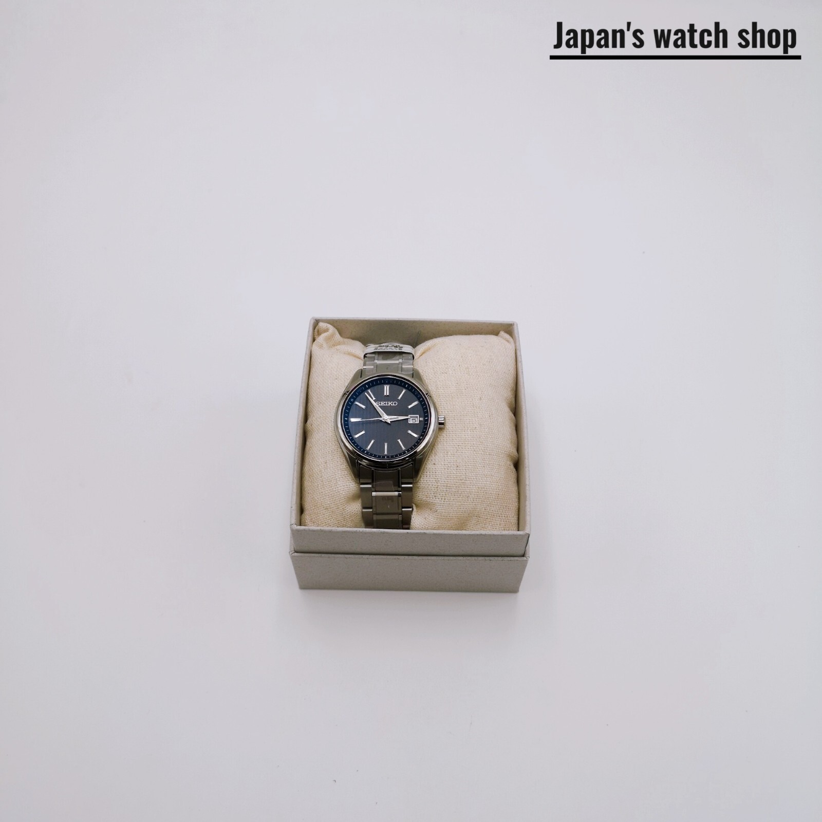 SEIKO Selection S SBTM341 Black Titanium Analog Men’s Watch New in Box