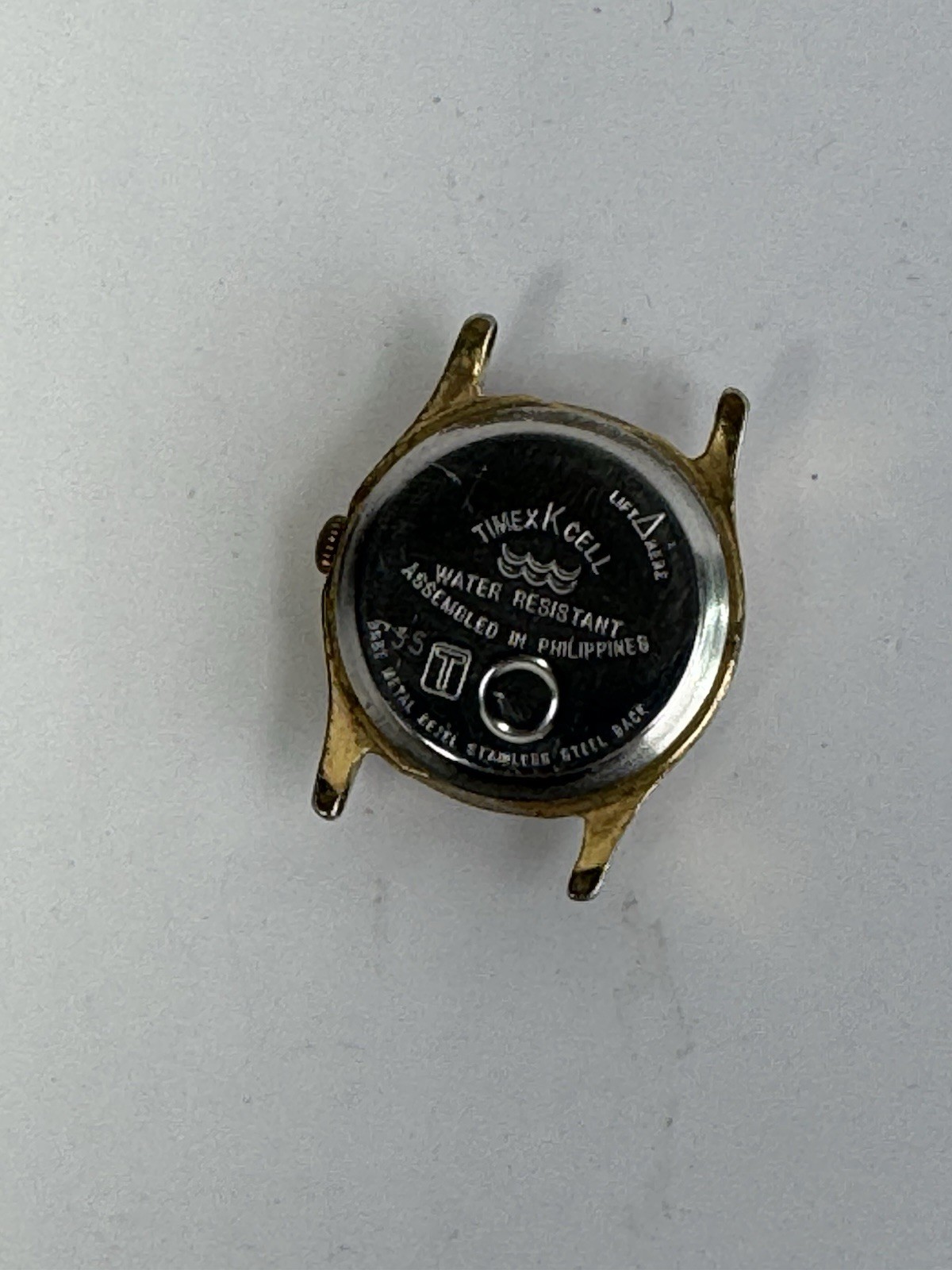 Timex Quartz Watch Head K Cell Water Resistant Gold-Tone Case Philippines
