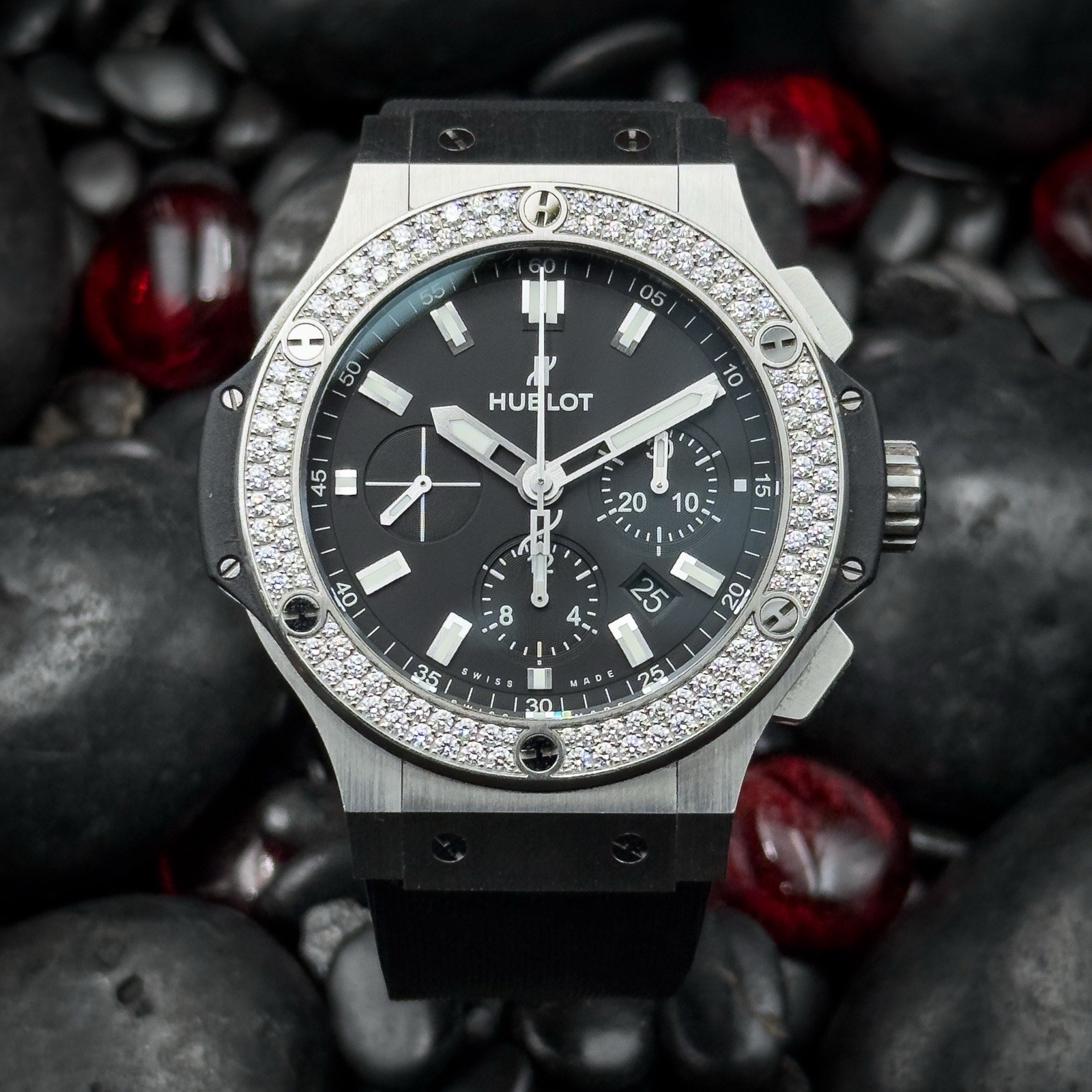 Hublot Big Bang 44mm 301.SX.1170.RX.1104 FACTORY Diamonds Stainless Steel