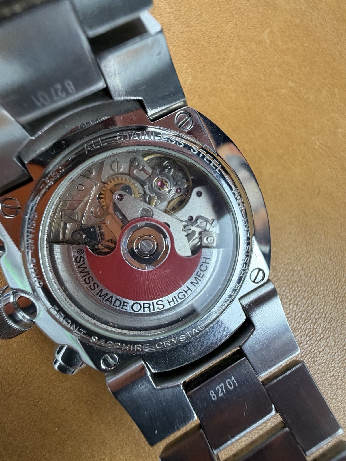 Oris Williams F1 Chronograph 45mm 673 7563 4184 FULL SET AS-IS NON-RUNNING