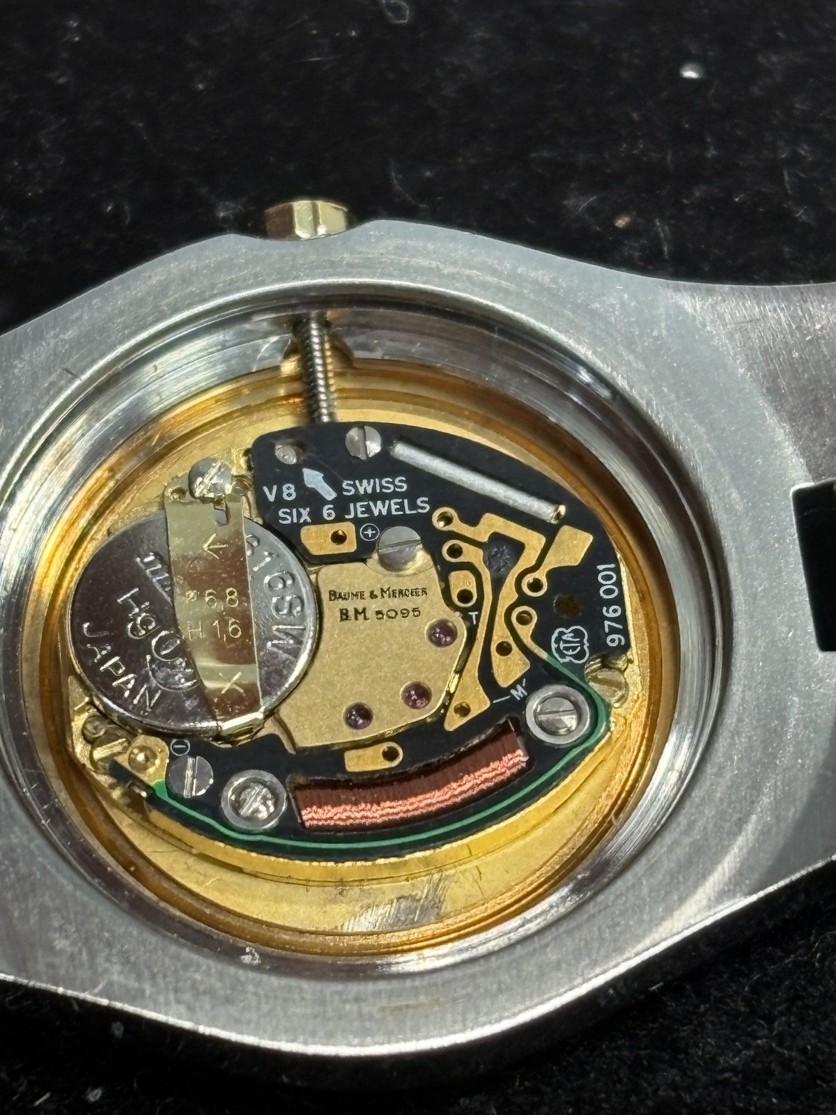 [Near MINT] Baume & Mercier Linea 5261 Cal.BM5095 Gold Dial 24mm Quartz Women’s