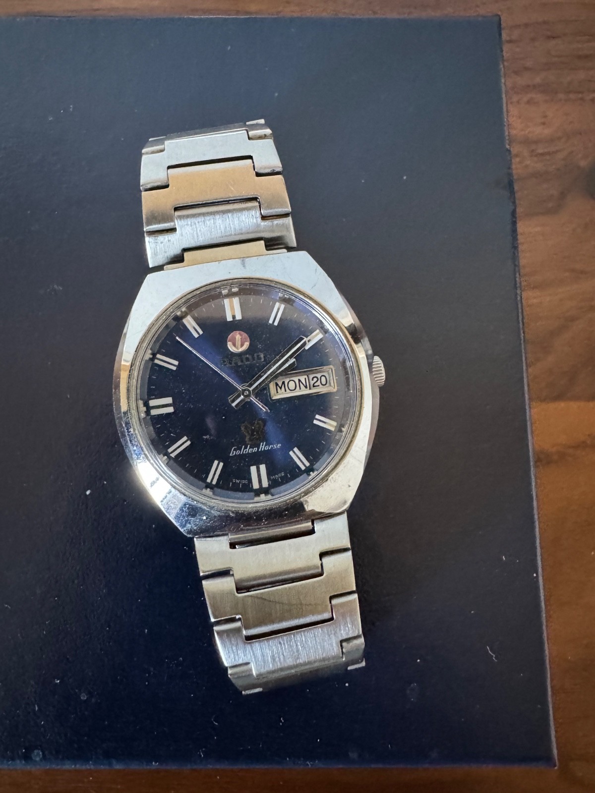 Rado Golden Horse Blue Dial Day Date Automatic Watch