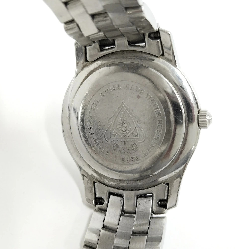 Used GUCCI Watch SS Quartz Silver Dial 5500L