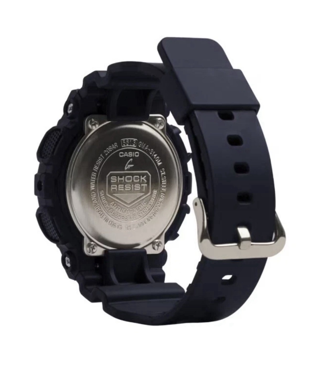 Casio G-SHOCK Black/Gold Analog-Digital Quartz 200m Resin Watch w/ Box