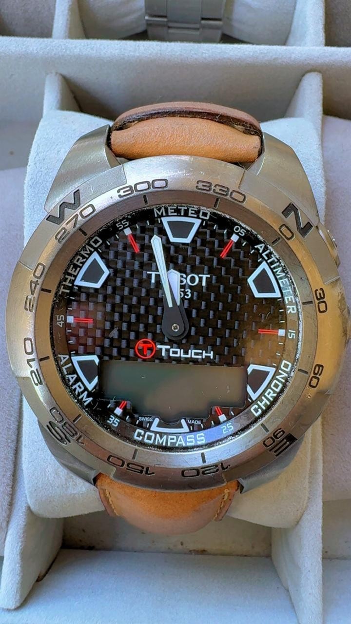 Tissot T-Touch Expert Titanium Pre-owned Watch – Flawless