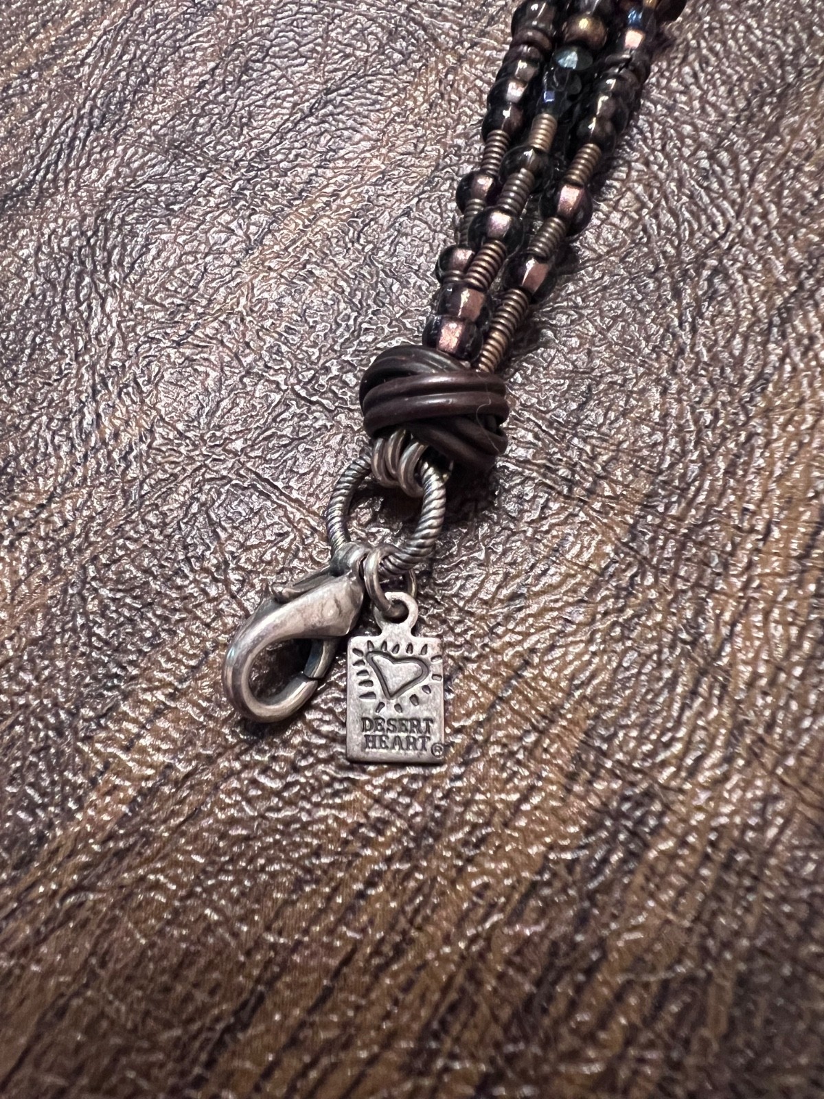 desert heart beaded watch