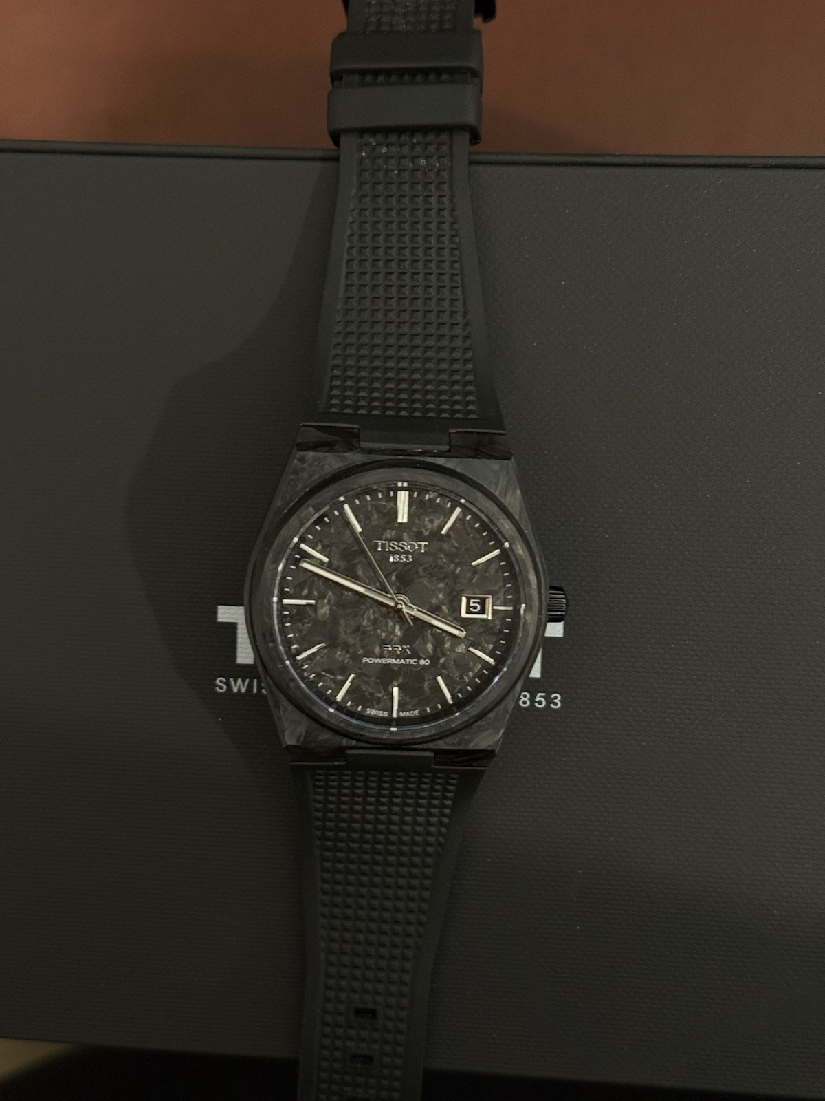 Tissot PRX Forged Carbon Powermatic 80 Automatic Watch 40mm