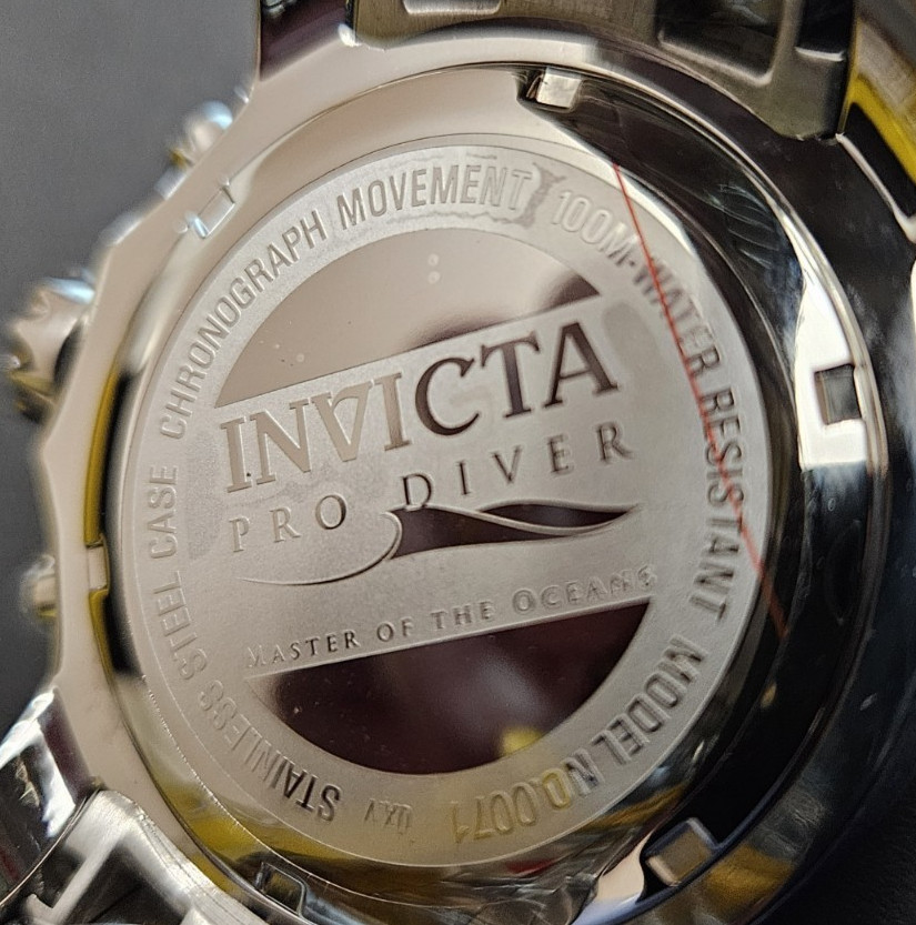 Invicta Pro Diver SCUBA Chronograph Silver Dial Men’s 48mm SS Watch – 0071 NIB