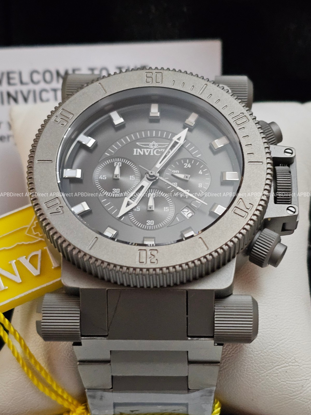 Invicta – Full TITANIUM – Case & Bracelet Coalition Forces – Chrono Mens watch