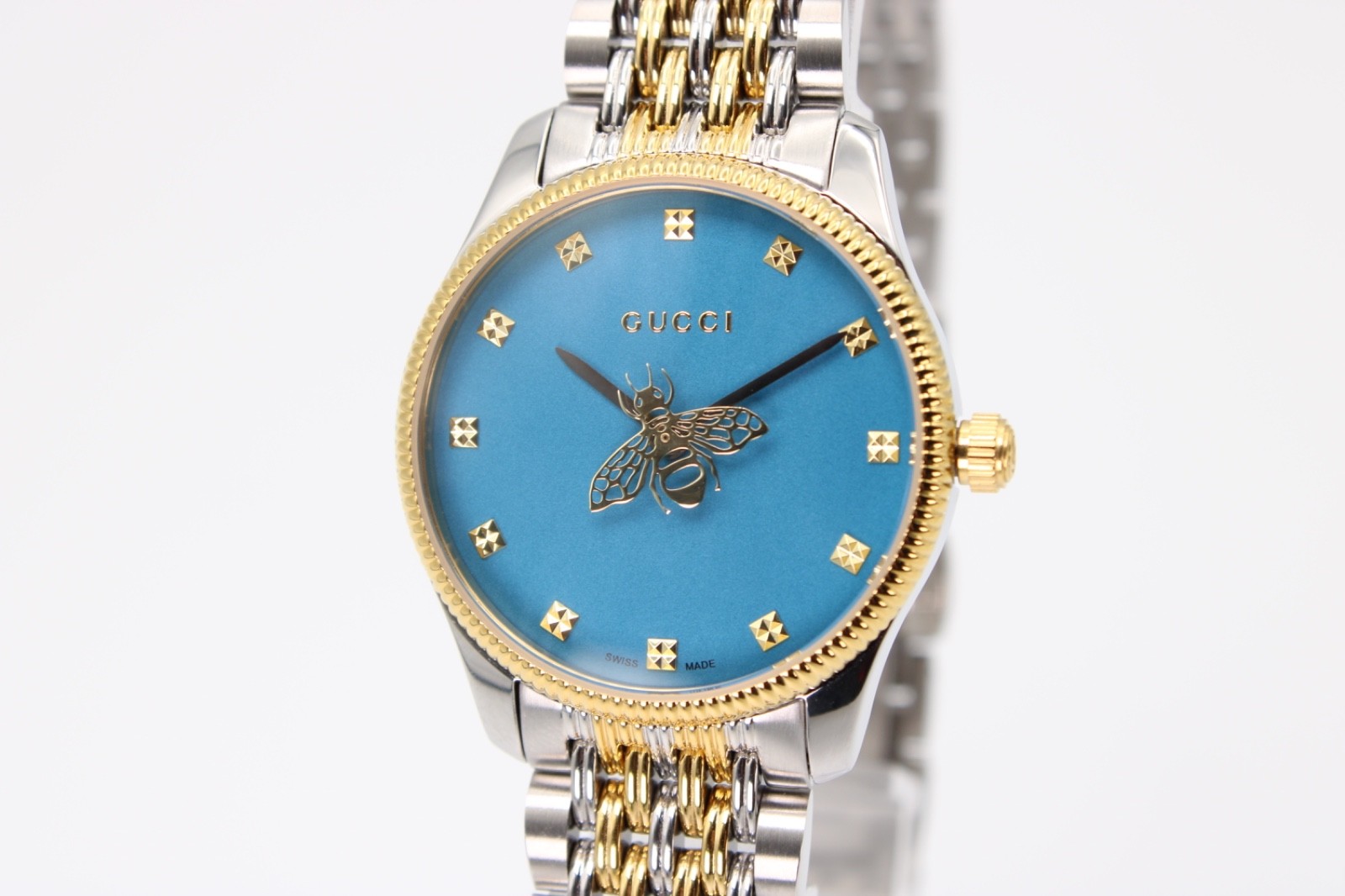 GUCCI G-Timeless YA1265029 Blue Dial Quartz Women’s Watch 29mm