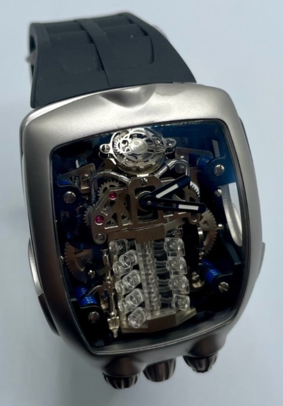 Montres Prestige Invicta Auto Engine Men’s Watch W/ Skeleton Dial 44mm MPW-0153