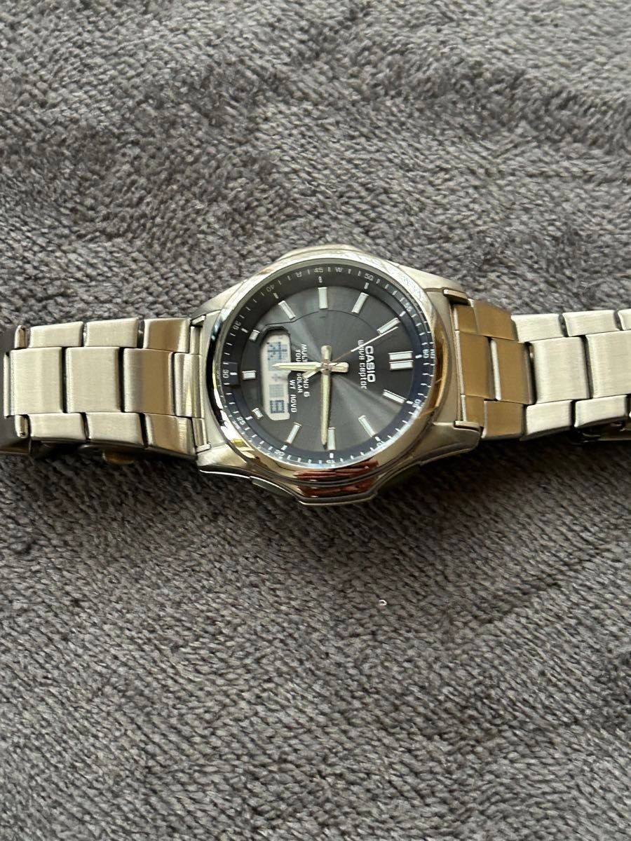CASIO Wave Ceptor WVA-M630D-2AJF Solar Radio Watch Used