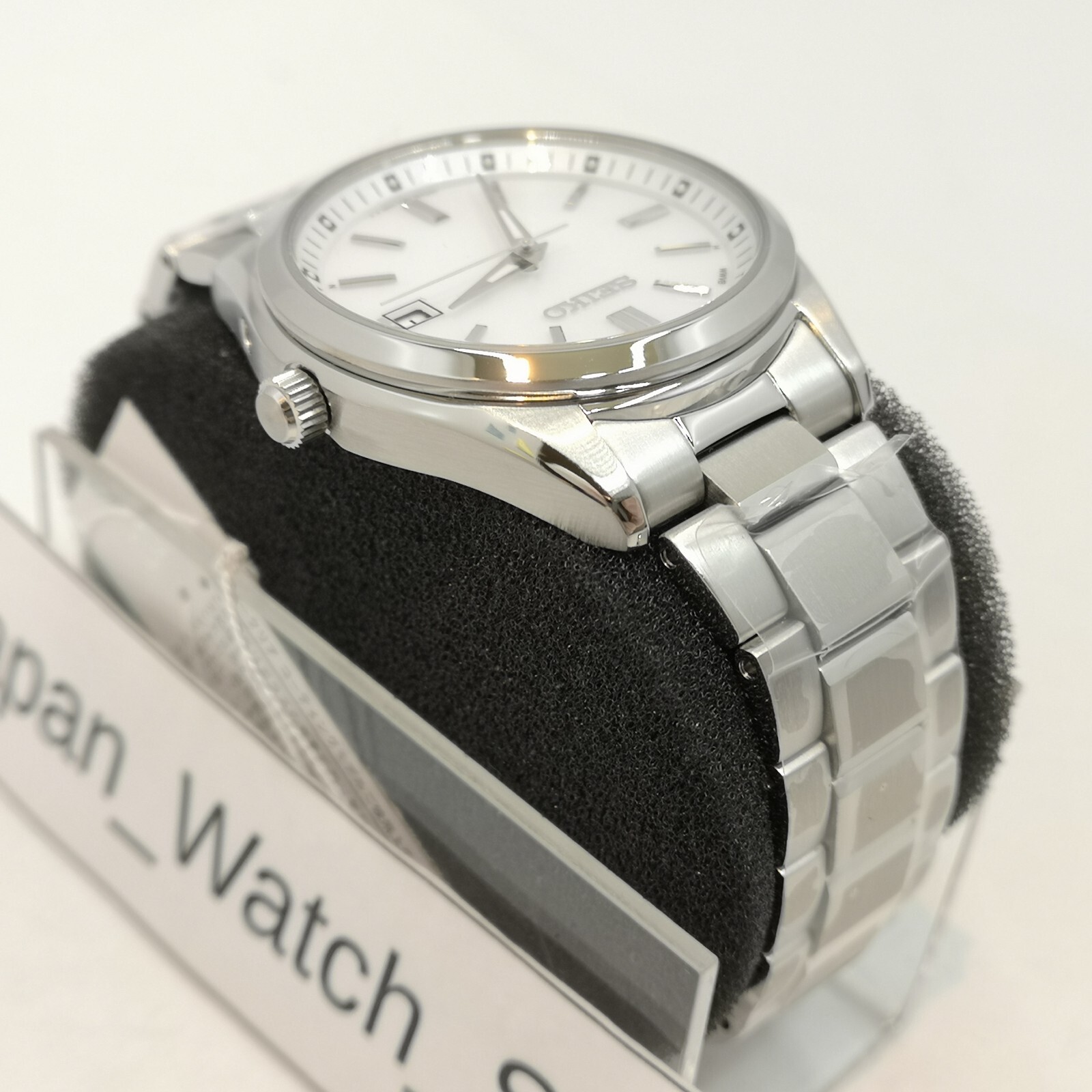 SEIKO Seiko Selection SBTM317 White Solar Atomic Radio Men’s Watch New in Box