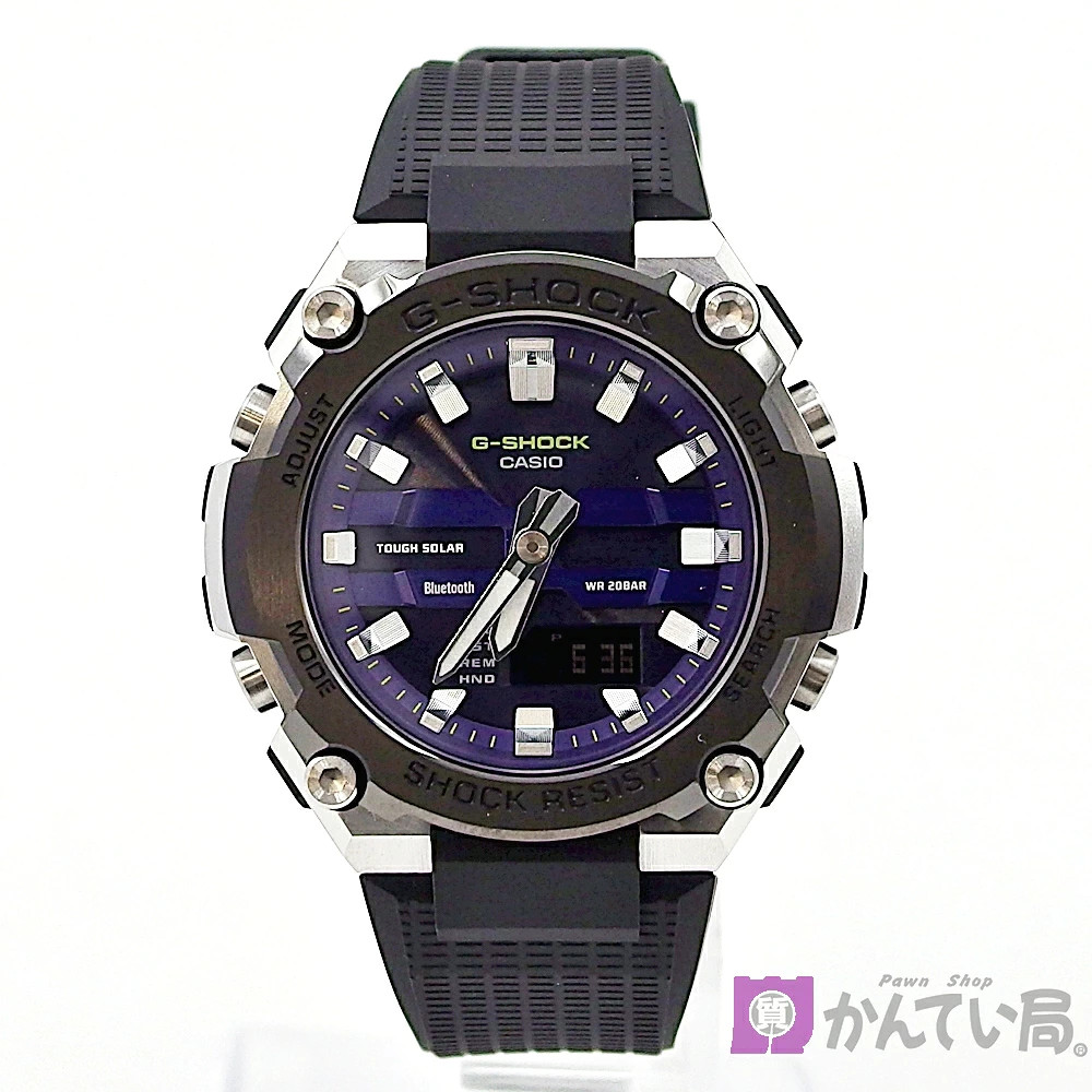 CASIO GST B600A 1A6JF G SHOCK Analog Digital Purple Dial Resin Band Mobile Link