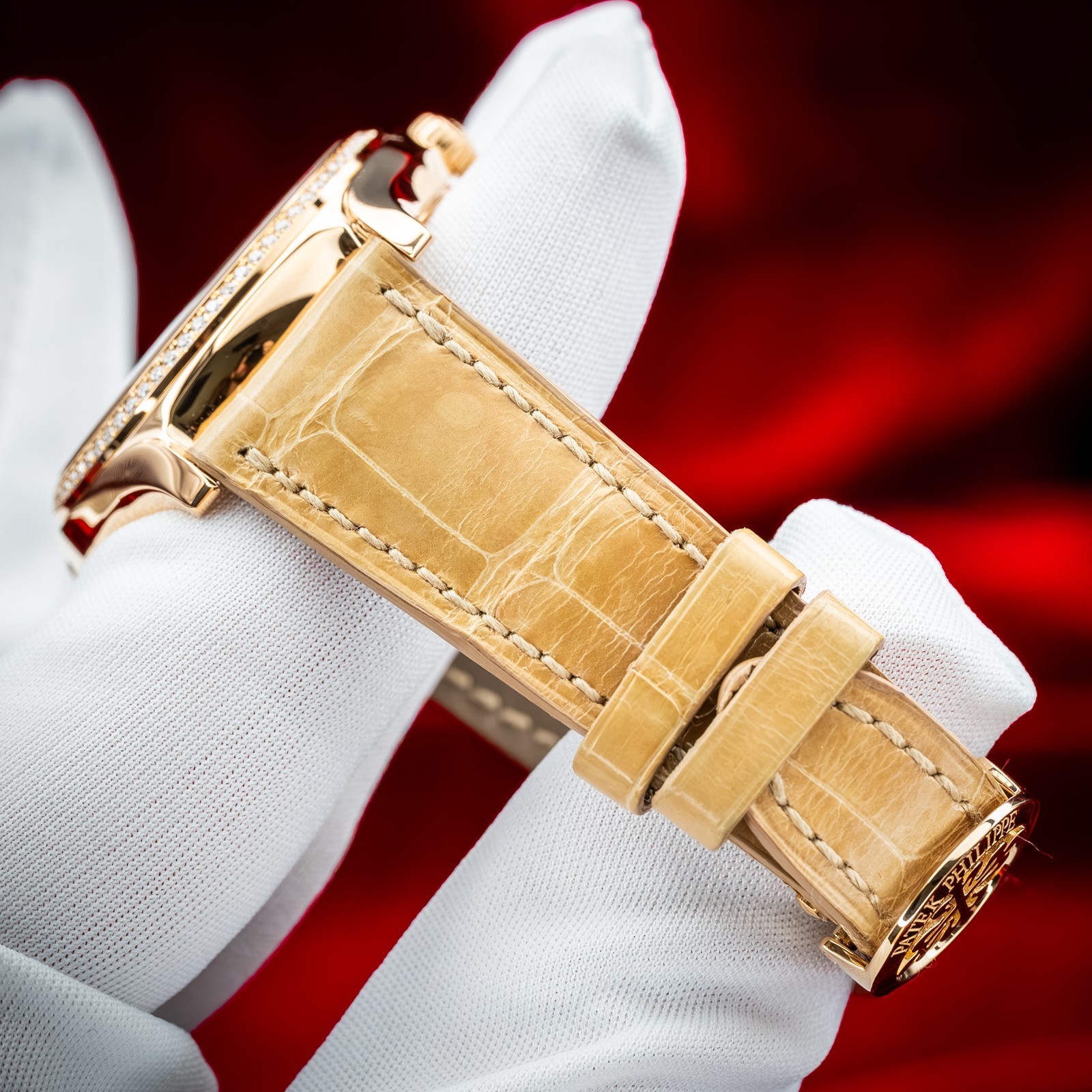 Patek Philippe World Time 175th Anniversary 7175R-001 Rose Gold Diamond Bezel