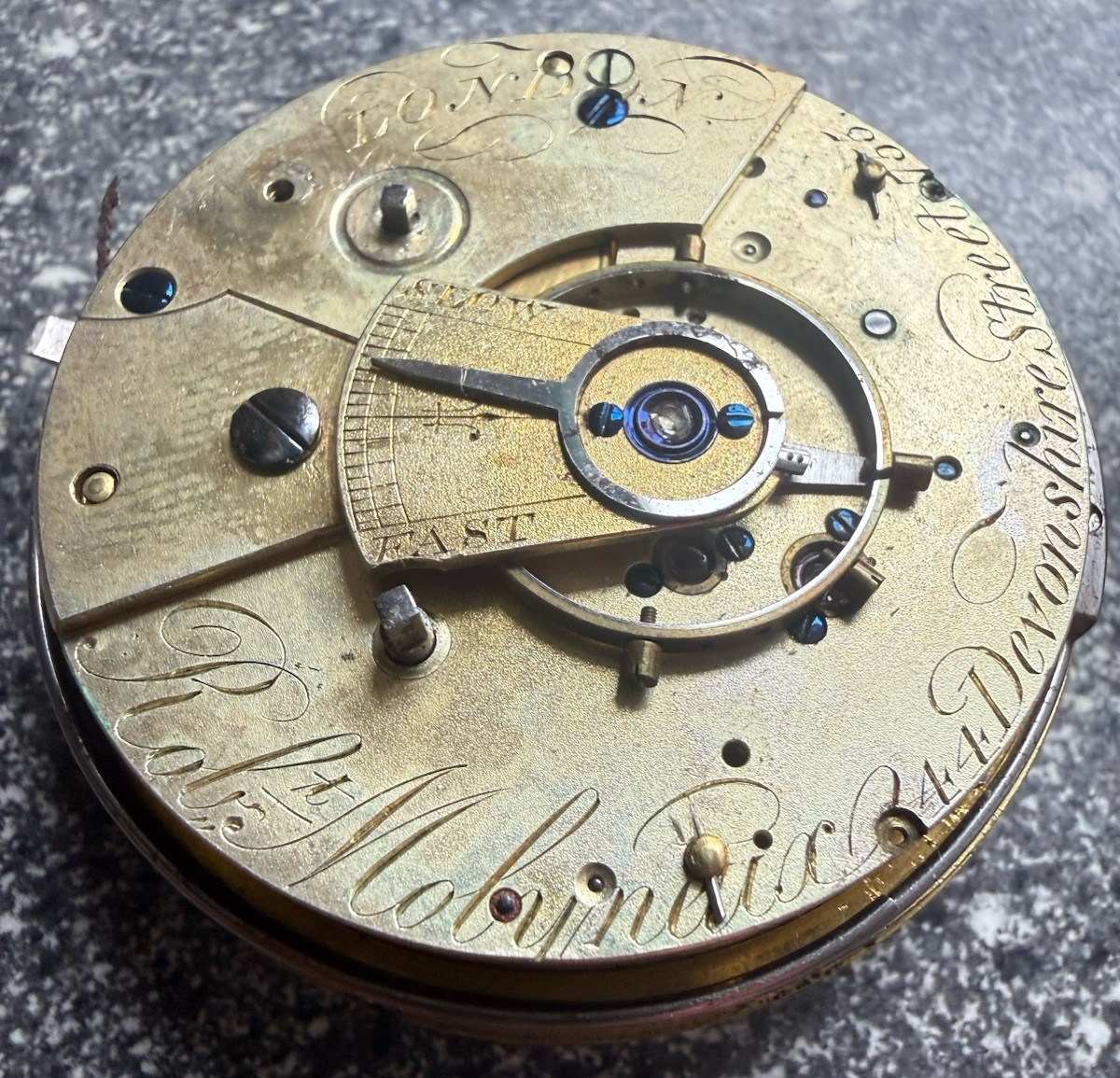 Antique Rob Mobyneix London Fusee Repeater Duplex Movement Repair Project