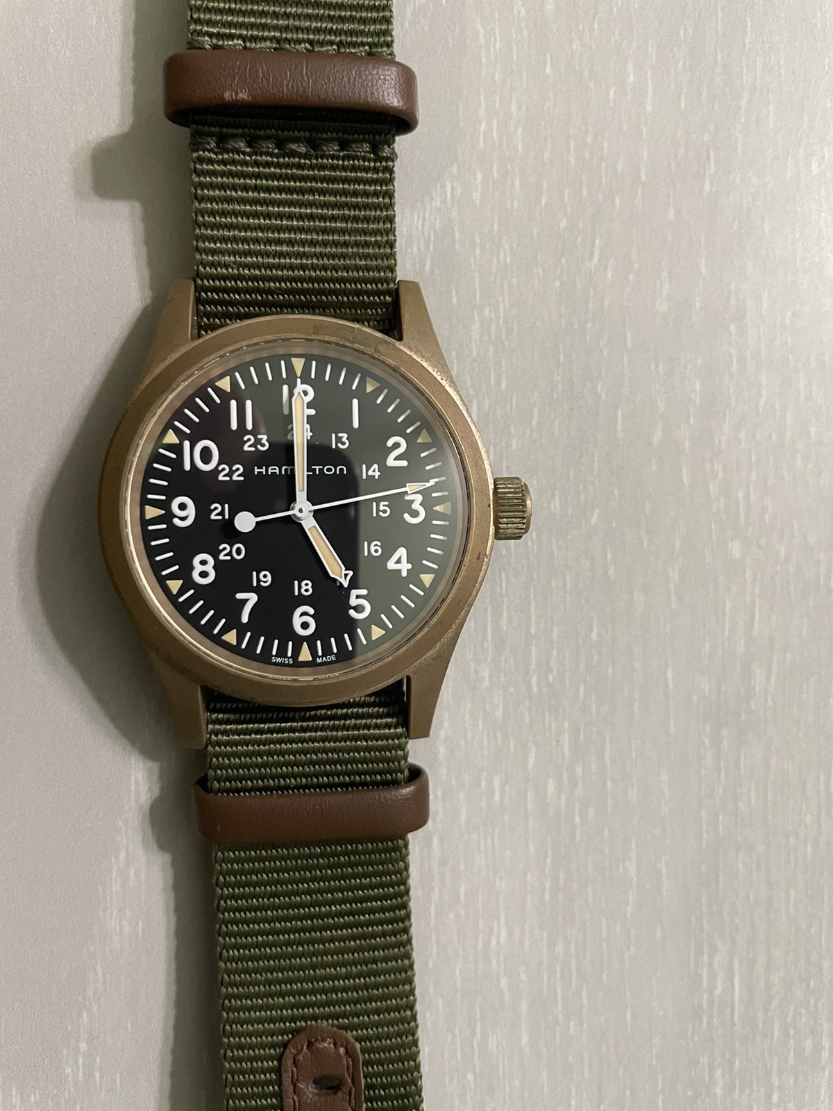 Hamilton Khaki Field Mechanical Bronze – Black Dial – H69459530 Full Set