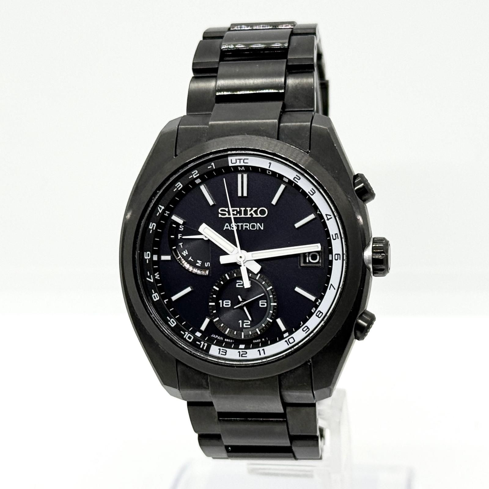 Seiko Astron 8B63-0AB0 SBXY019 Black Solar Men’s Watch Japan 078402