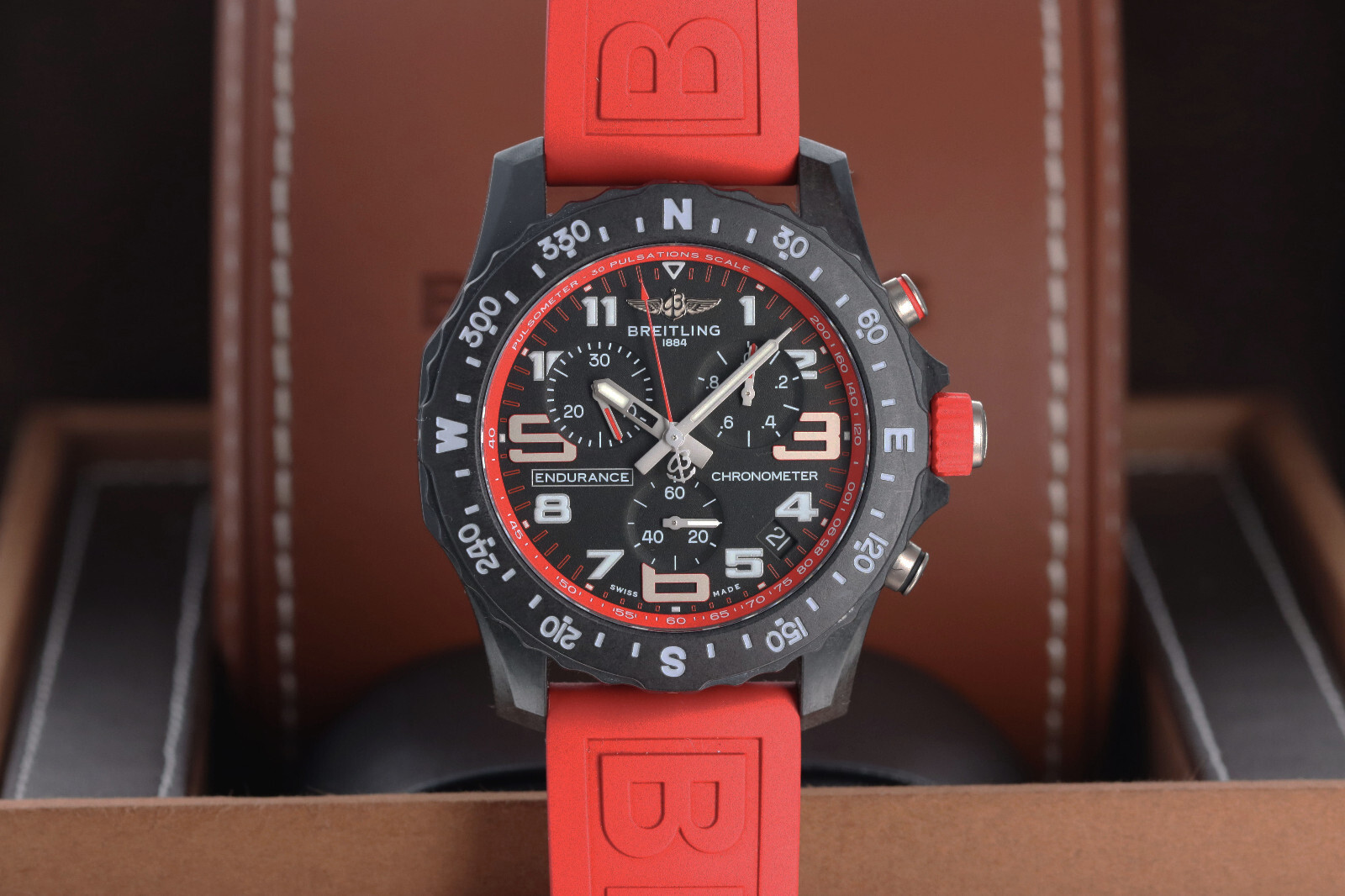 Breitling Endurance Pro Chronograph Quartz 44mm in Black Polymer, X82a310D91B1S1