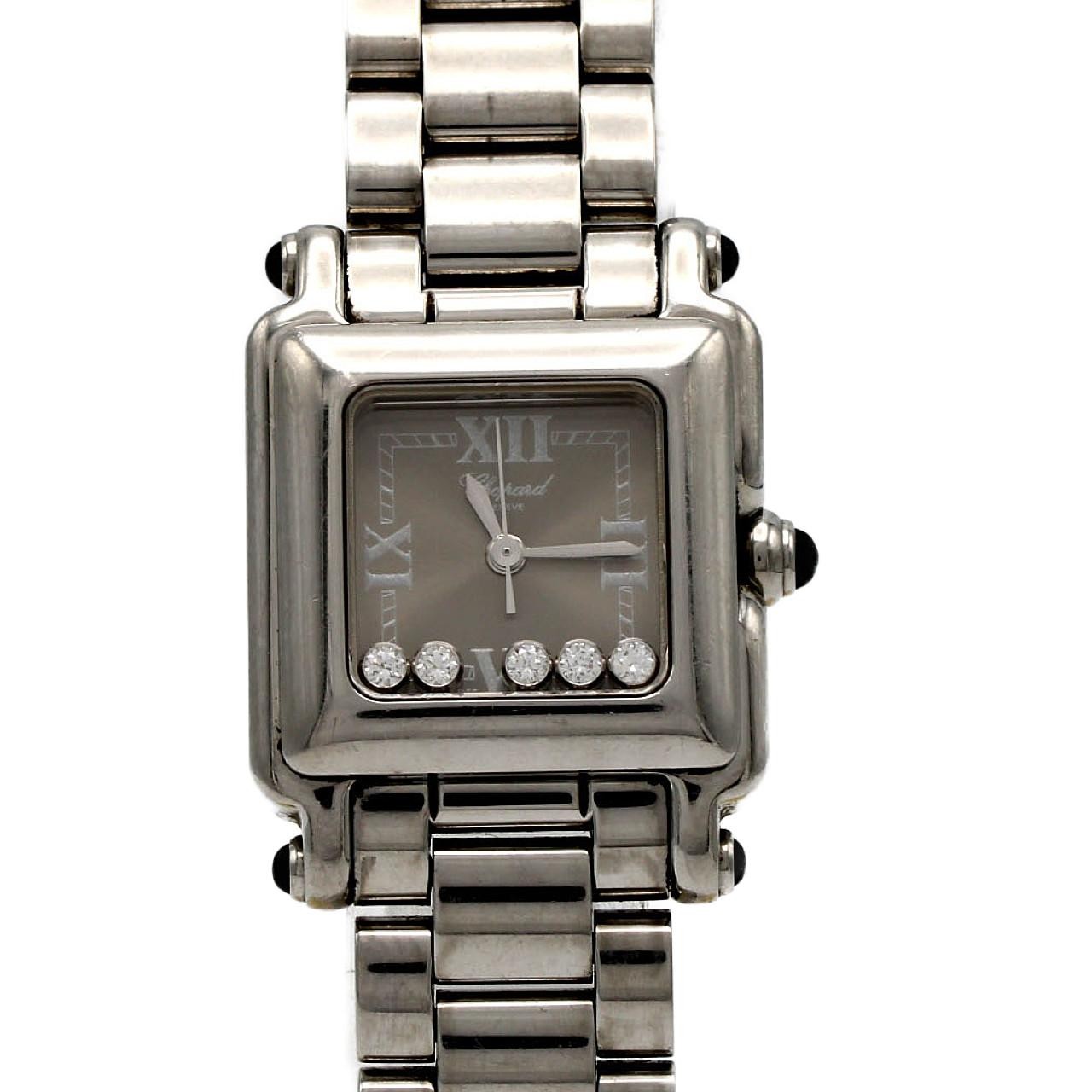 Authentic [Unserviced – Value Price] Chopard Happy Sport Square 5P 278893-30…