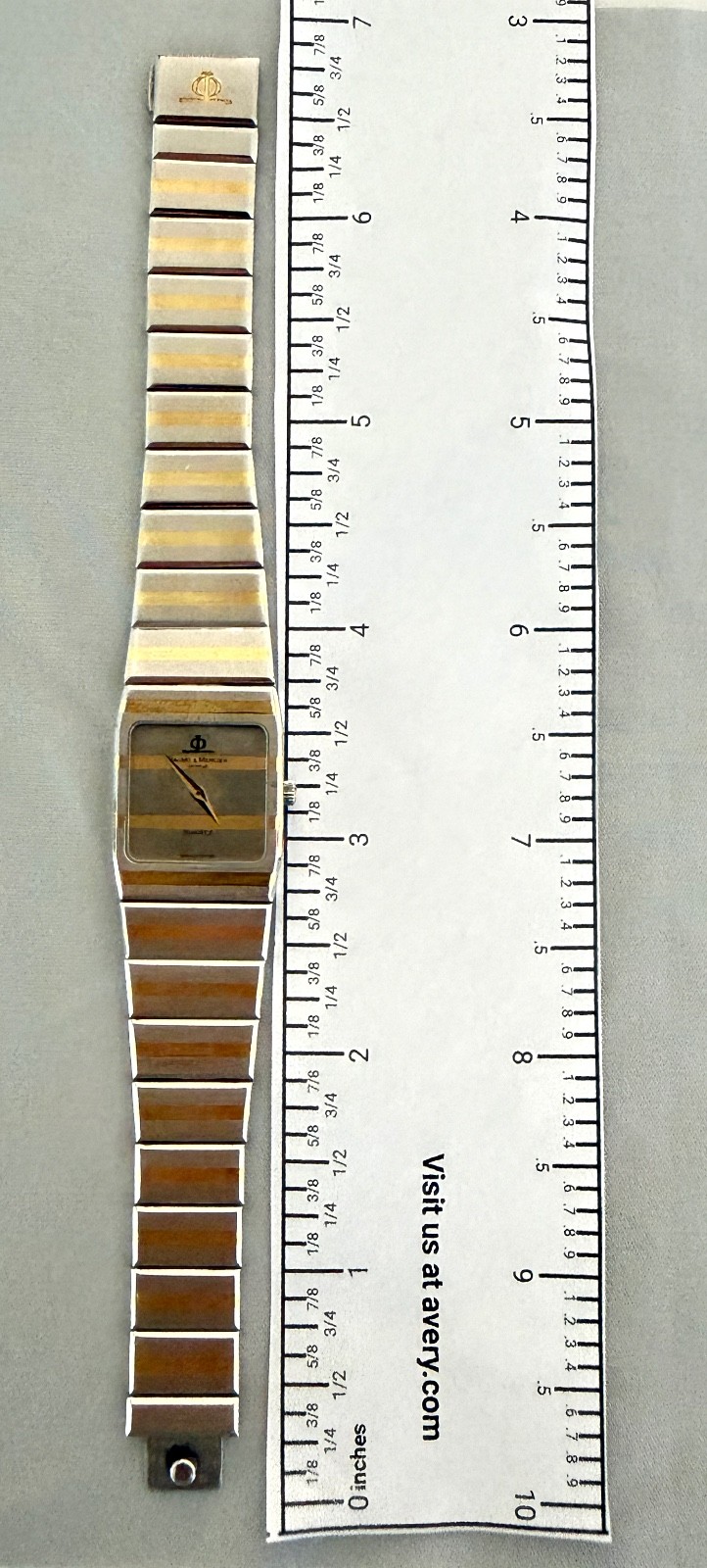 Baume & Mercier Monte Carlo Zebra Ref. 5820.038 Swiss Quartz Watch Running