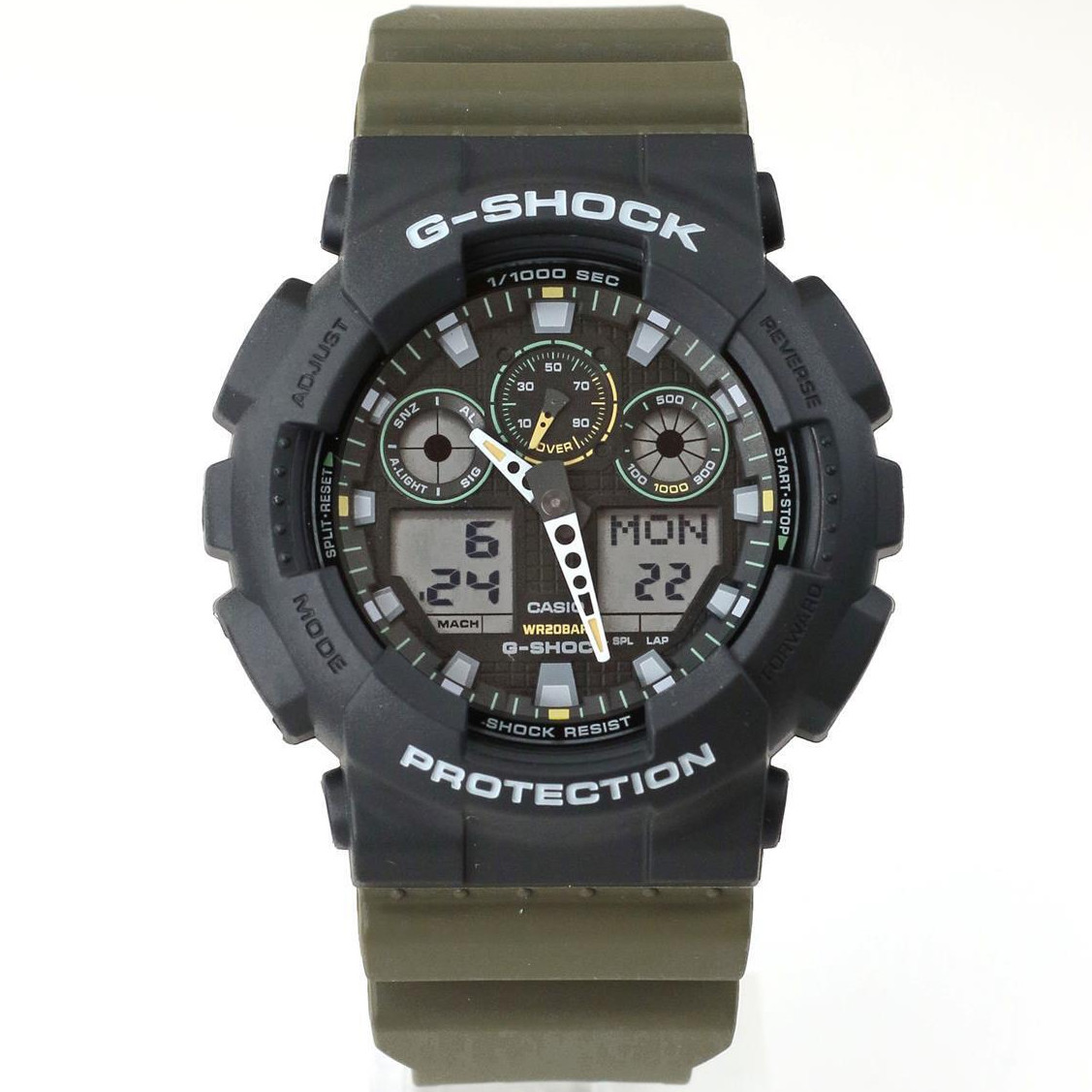 CASIO G-SHOCK GA-100TU-1A3JF Two Tone Utility Colors Analog Digital Watch 51.2mm