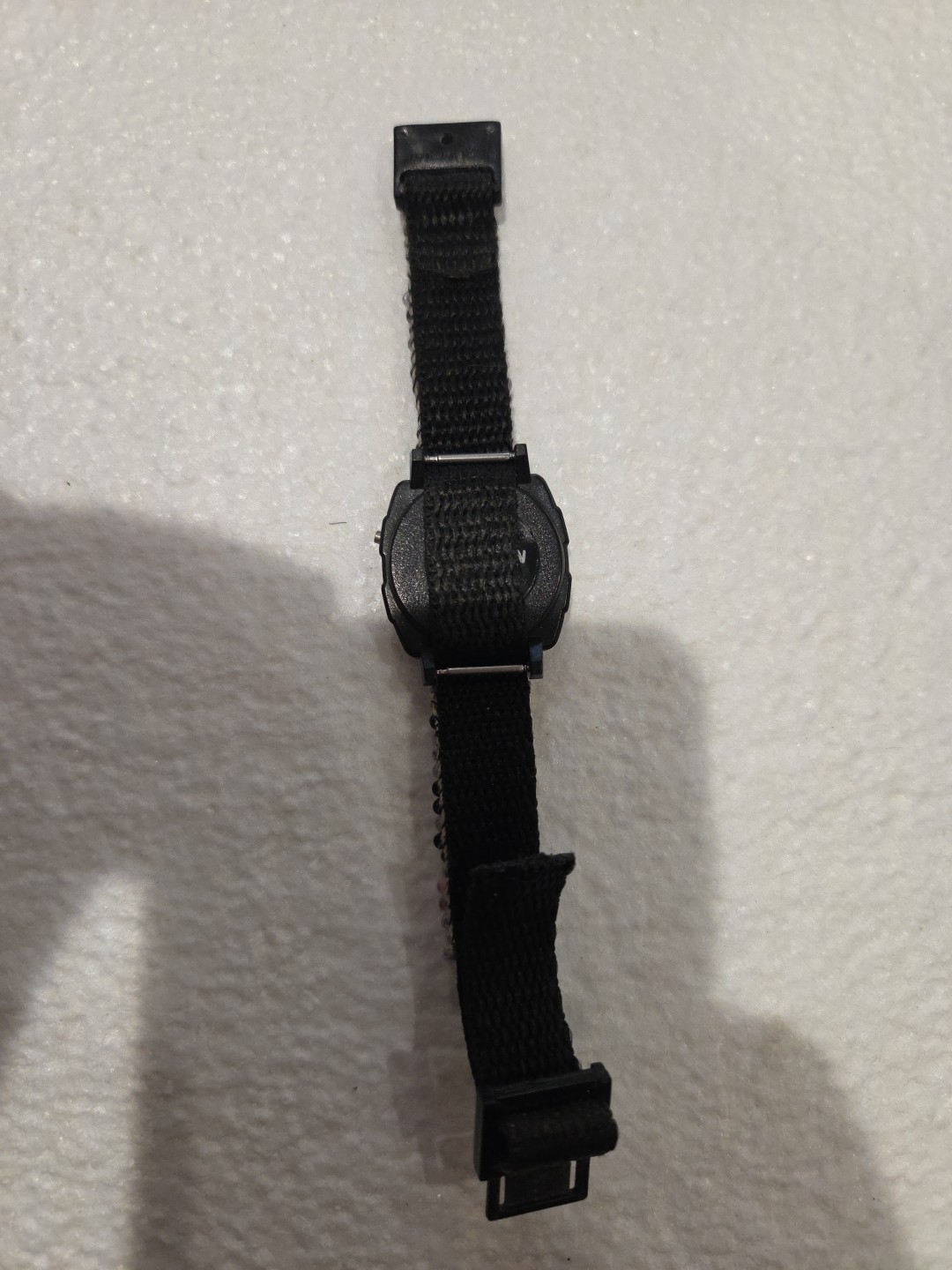 Vtg GOTCHA SURF Skate DIgital Watch 80s Orig Neon Pink/Purple Beaded Band