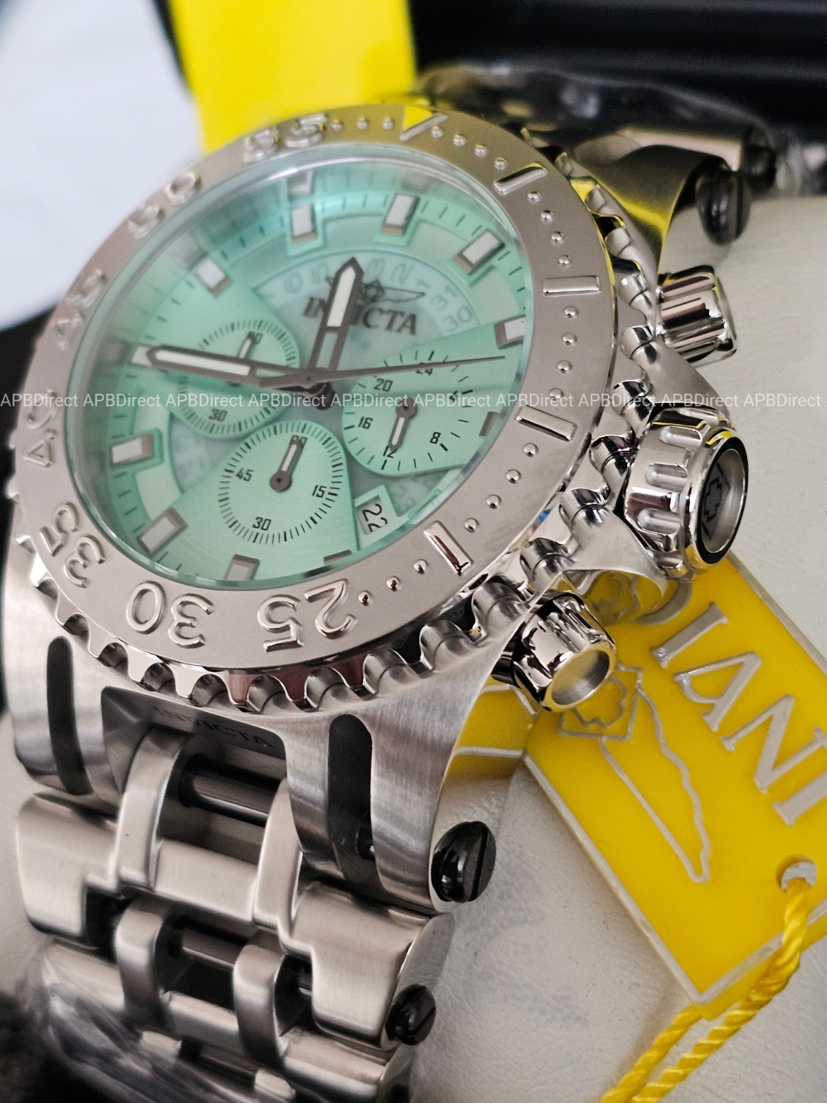 Invicta – CHAOS – Coalition Forces – TURQUOISE Blue 50mm Chronograph Mens Watch