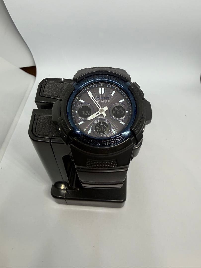 CASIO G-SHOCK AWG-M100A Radio-Controlled Solar Watch, Black From Japan