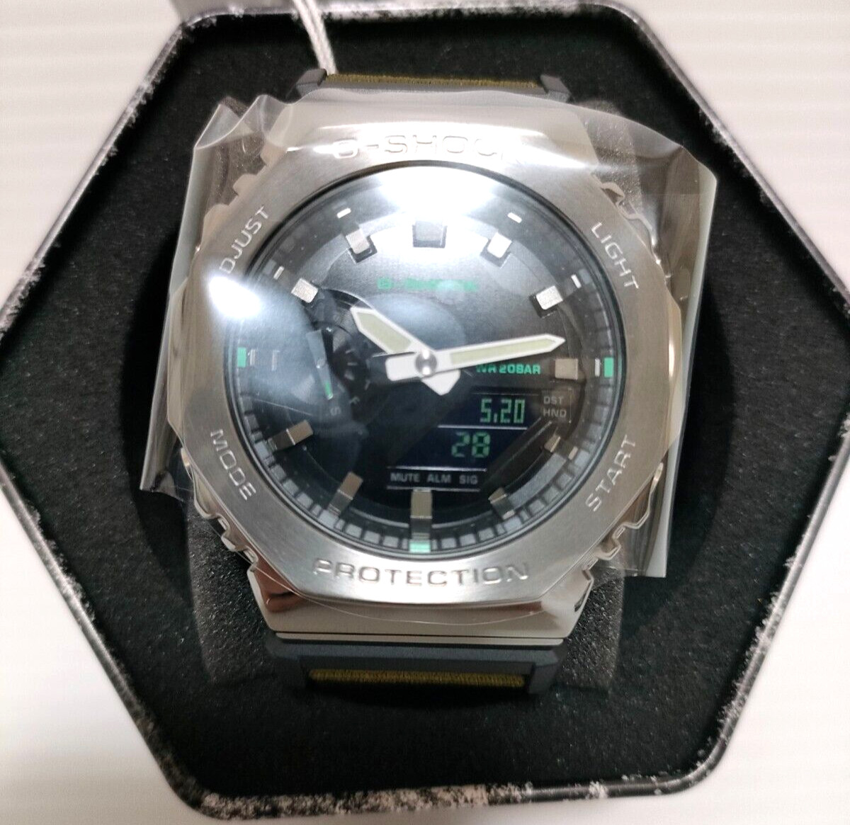 CASIO G-SHOCK GM-2100CB-3AJF Web limited Metal Covered Watch Men’s Olive Green