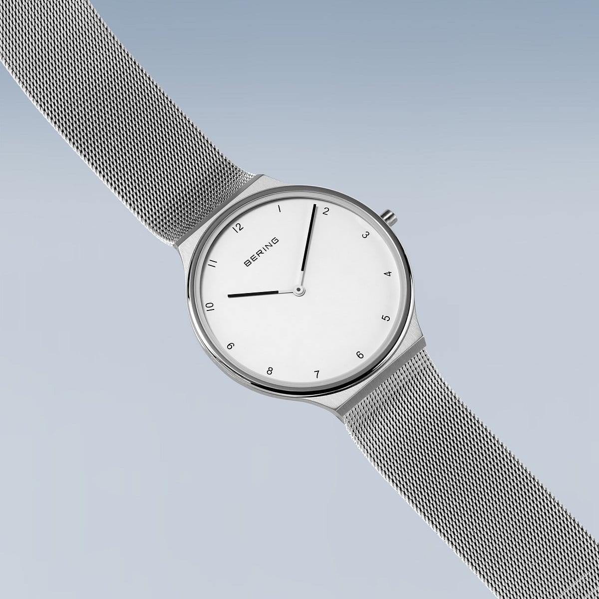 Ladies Bering Watch – Ultra Slim | Polished/Brushed Silver | 18440-004