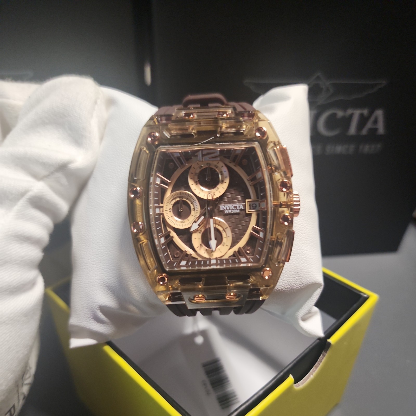 Invicta S1 Rally 70143 Men’s 42mm Champagne Brown Dial Watch – New Release