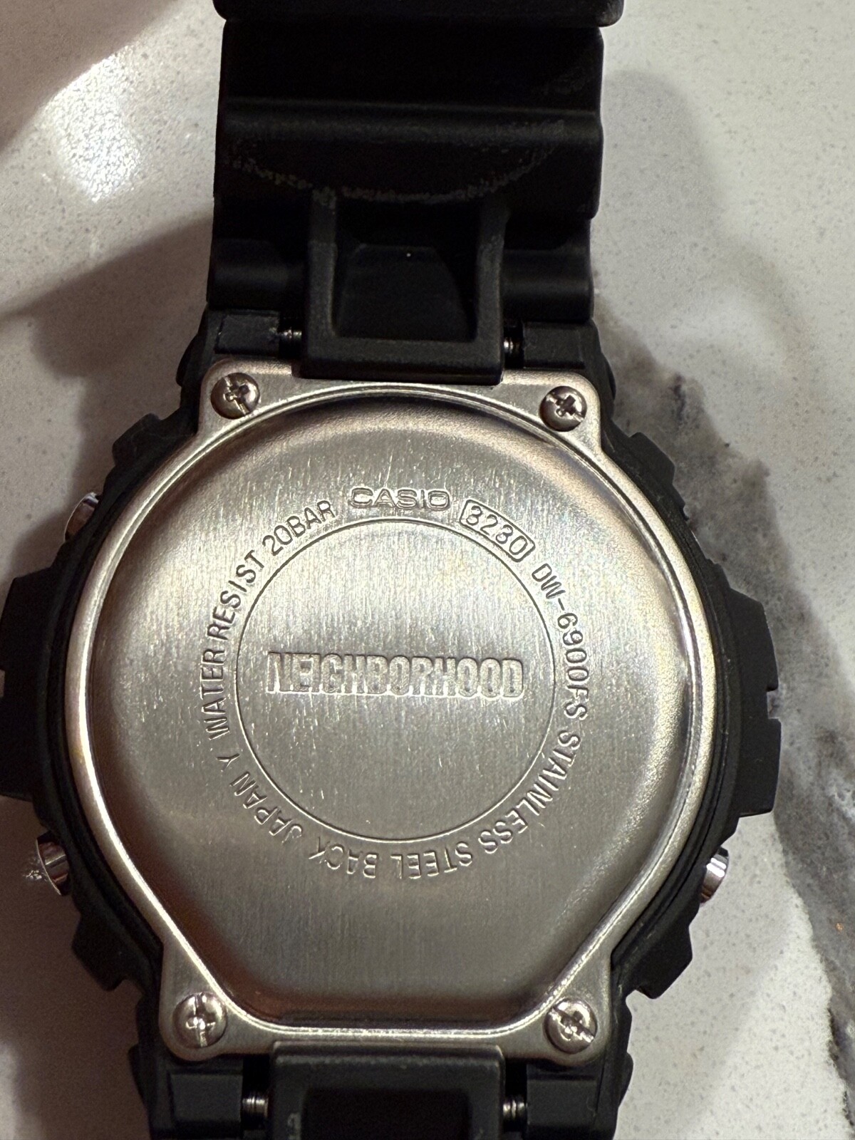 Casio G-Shock X Neighborhood DW-6900FS black matte dw-6900 exquisite beauty Rare