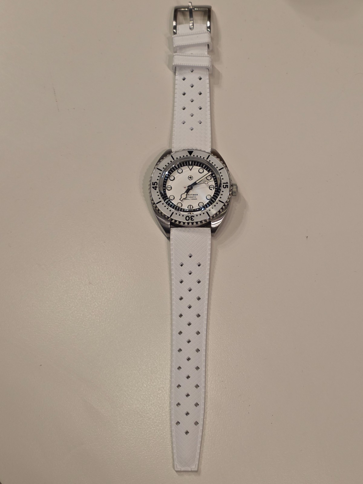 Jack Mason Hydrotimer, All-White. RARE, Discontinued.